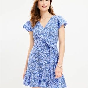 NWT embroidered Loft dress
